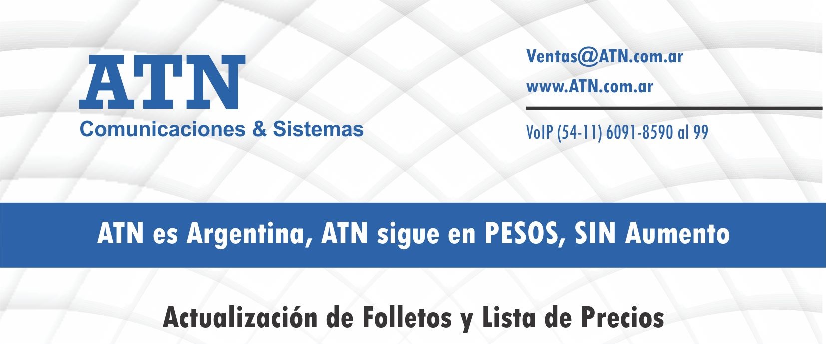 ATN - No aumentamos los precios!!